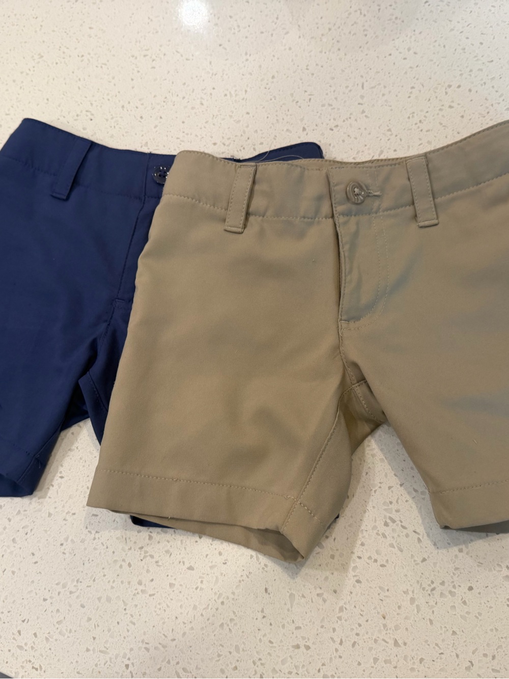Class Club Khaki and Navy Shorts Set